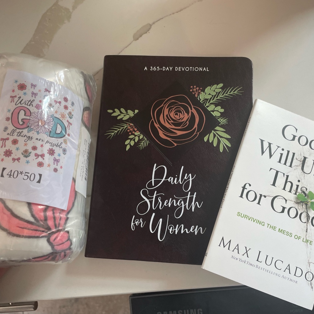 Floral Brown Daily Strength Devotional